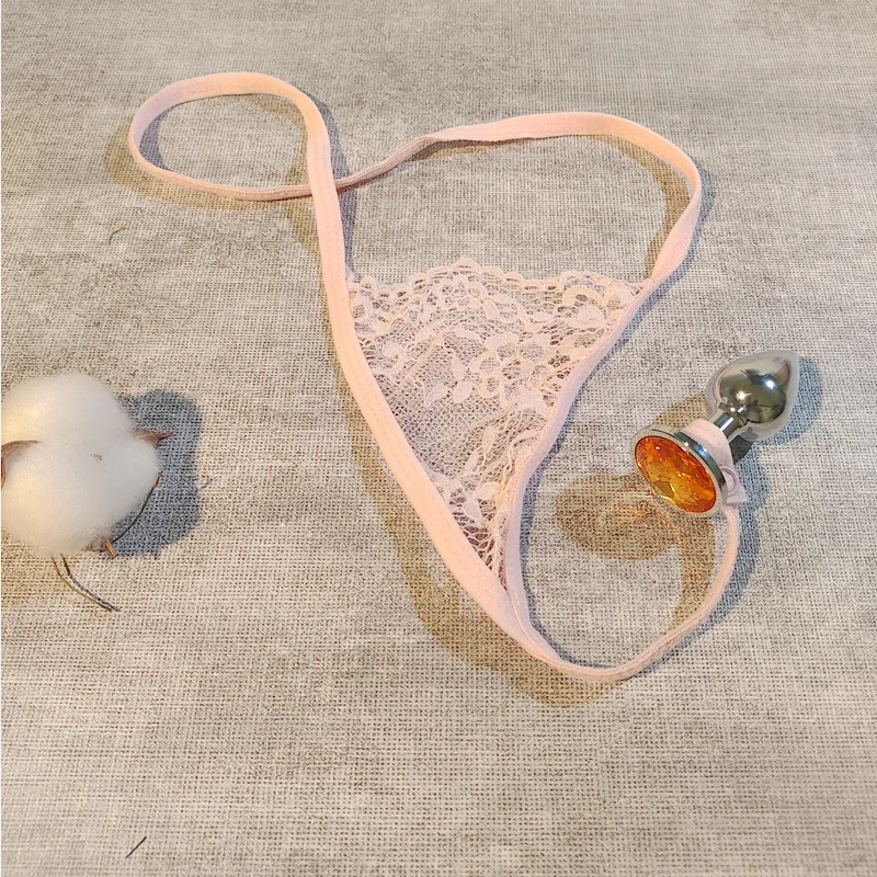 nightdelight strappy lace g string with built in smooth metal pendant nightdelight strappy lace g string with built in smooth metal pendant